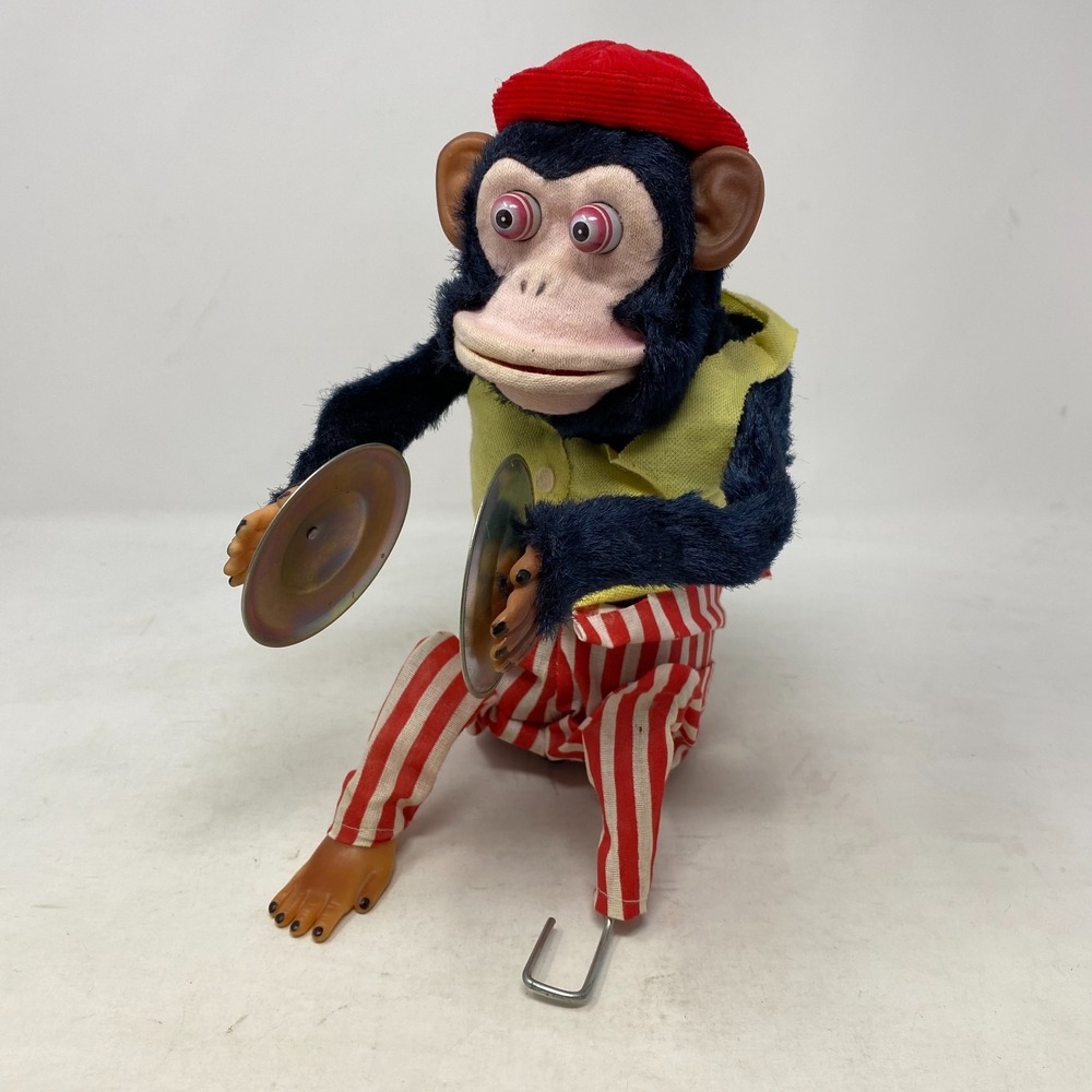 HC Jolly Cymbal Chimp Battery‎ Operated w/Cymbals Untested No Batteries